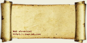 Večerinka Šljivovac vizit kartica